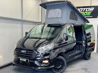 Ford Transit Custom Camper Van With Pop Top Roof / 4 Berth