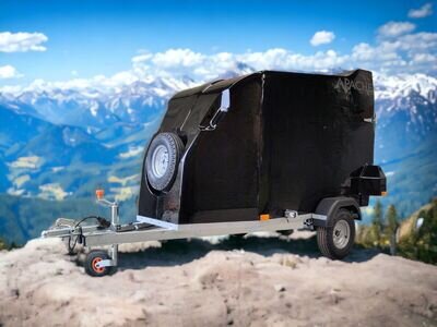 New Apache 8X4 Box Van Trailer- Limited Edition in Gloss Black -8X4 BOX TRAILER