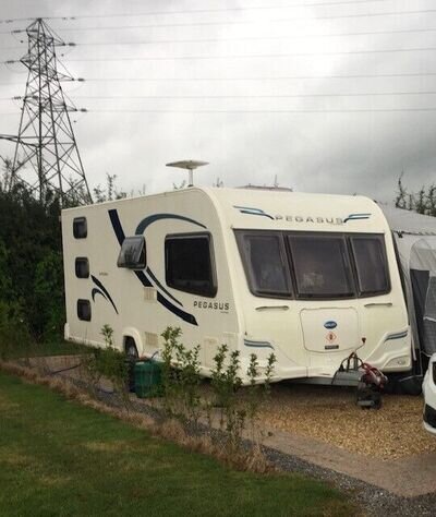 2011 6 Berth Bailey Ancona Pegasus 11 with fixed triple bunk and motor mover.