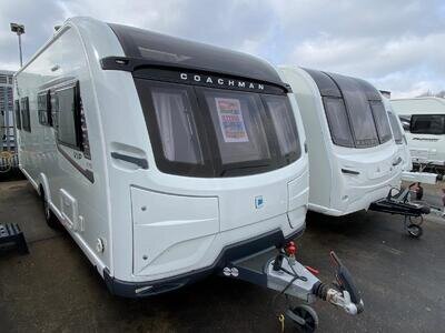 Caravan Sale 2018 Coachman VIP 575 - Transverse Island Fixed Bed - WAS £22995