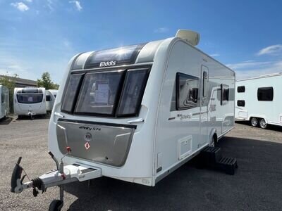4 BERTH ELDDIS AFFINITY 574 WITH TWIN SINGLE BEDS 2017,3MTS WARRANTY&STARTERPACK