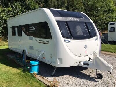 Swift Ace 4 berth fixed island bed caravan - excellent condition