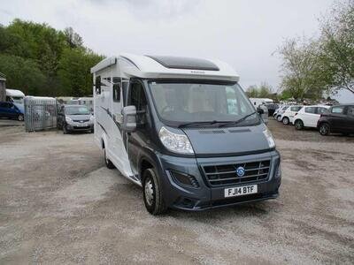 2014 KNAUS VAN TI 500 Fiat Ducato 2-berth Fixed Bed GARAGE. 1 owner FSH.