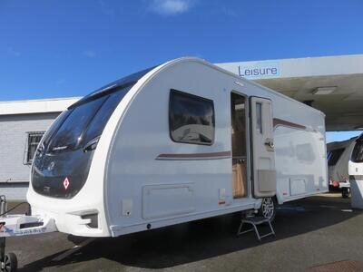 2017 SWIFT CHALLENGER 580 ALDE 4 BERTH CARAVAN WITH TRANSVERSE ISLAND BED, MOVER