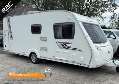 SWIFT CHARISMA 570 2012 6 BERTH TOURING CARAVAN MOTOR MOVERS LARGE Single Axle