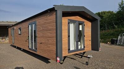 MOBILE HOME STATIC LODGE OFF SITE SALE BARGAIN 37X12FT 2 BEDS