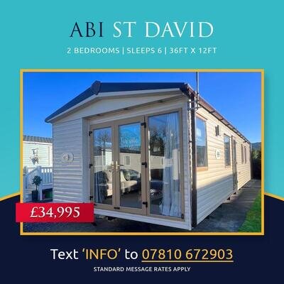 2 Bed ABI St David 2011 Caravan For Sale North Wales