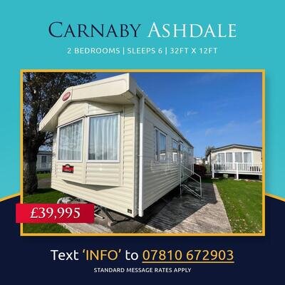 2 Bed Carnaby Ashdale 2019 Caravan For Sale North Wales