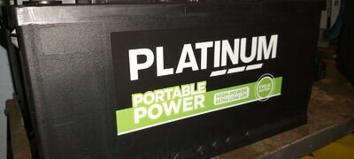 Platinum Leisure Marine Battery Caravan Motorhome Boat Battery NEW