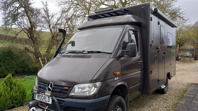 Mercedes Sprinter 4x4 campervan. No expense spared. 47k miles. (Ex RAF standby)