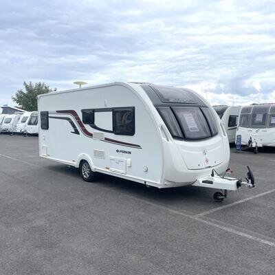 2016 SWIFT SPRITE POWIS MAJOR 4FB TOURING CARAVAN