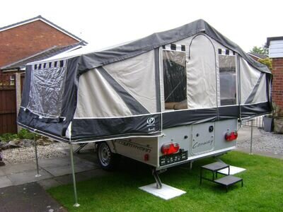 'Now Sold' 2014 Pennine Conway Countryman Folding Camper with Awning.