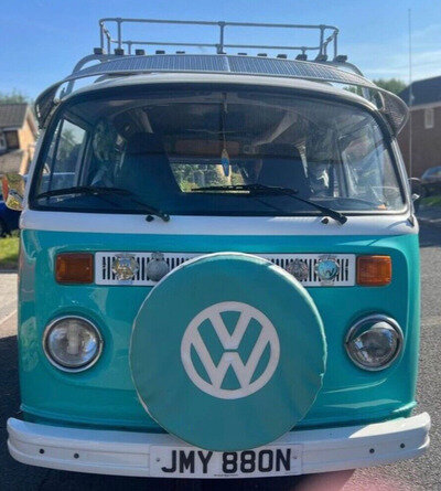 1975 Original Volkswagen VW T2 Bay Window Vintage Camper Van