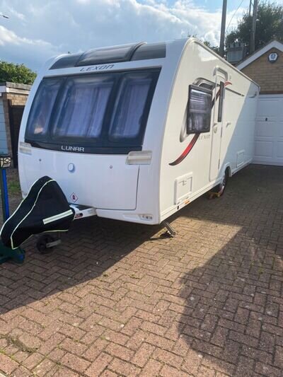 2017 Lunar Lexon 560 Model caravan. Island bed. Numerous extras inc 4 Berth