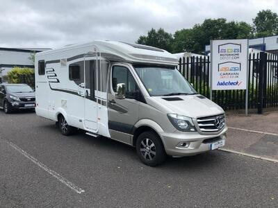 Hymer ML-T 580 Auto Mercedes 3-berth 4-belts rear single beds motorhome for sale