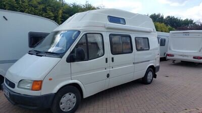 1995 Ford Transit 100L LWB campervan. 2.5D 70PS. 5 speed. Diamond white.