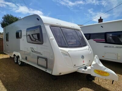 Sold 2009 SWIFT CONQUEROR 645 FIXED ISLAND BED TWIN AXEL CARAVAN Sold