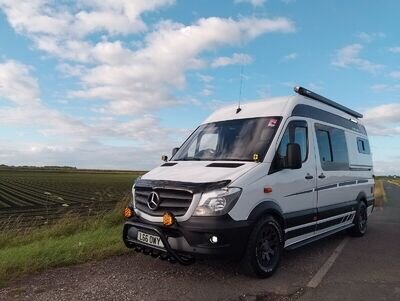 mercedes sprinter camper van automatic fixed double bed