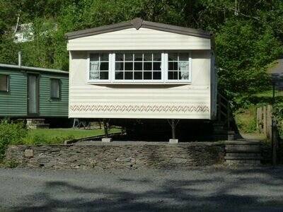 STATIC CARAVAN STELLA DAYBREAK 35X12X2B Incs Site Fees Etc MID WALES