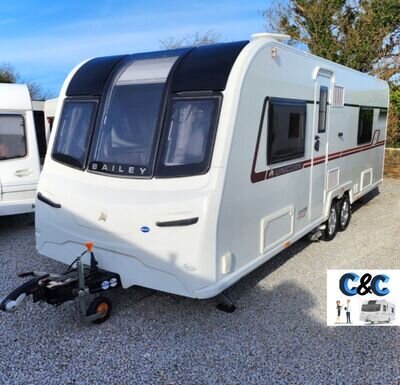 2018 BAILEY UNICORN BARCELONA TWIN AXLE 4 BERTH FIXED BED TOURING CARAVAN