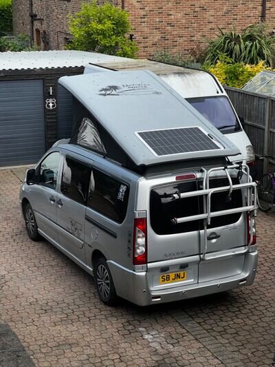 Autocruise Pulse expert motorhome 4 berth off grid big solar toilet tv heating