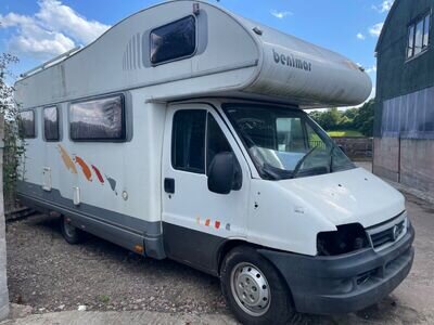 2003 Benimar Fiat Ducato Motorhome. 2.8JTD. 6 Berth. Fixed Double Bed.