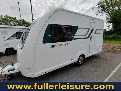 2018 SPRITE ALPINE 2 2018 2 BERTH END WASHROOM CARAVAN WITH FITTED MOVER USED CA