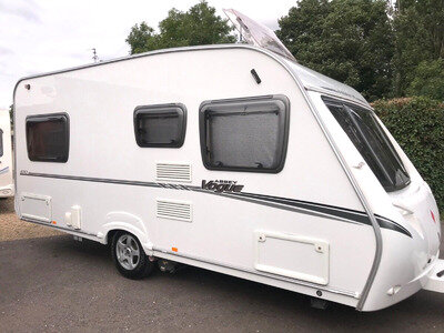 2008 ABBEY VOGUE 470 ~ 4 BERTH FIXED BED CARAVAN + MOTOR MOVER! IT IS STUNNING!