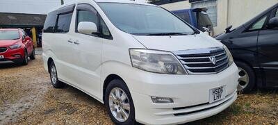 TOYOTA ALPHARD 2 BERTH CAMPERVAN WITH REAR CONVERSION AND ELECTRIC COOLBOX