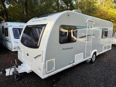 BAILEY PURSUIT 550/4 - FIXED SINGLE BEDS - 2016 - MOVER & AWNING - PRISTINE