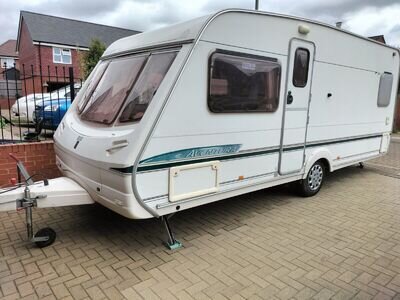 2003 Abbey 4 Berth Fixed Bed Caravan With Awning Annex Motor Mover