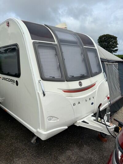 2016 Bailey Unicorn Cartagena twin axle touring caravan.