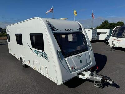 2016 Elddis Xplore 6 Berth Fixed bunks Caravan + Motor Mover - B038