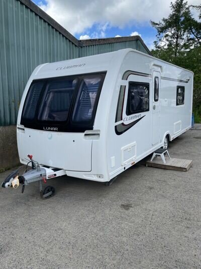 Lunar Clubman SB 4 berth caravan (2015) Used. Excellent condition.