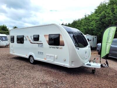 Swift Sprite Major 4 SB 2021 Single Axle 4Berth - Transverse Fixed Island Bed