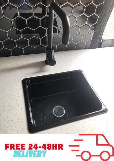 black campervan / Motorhome / Boat sink