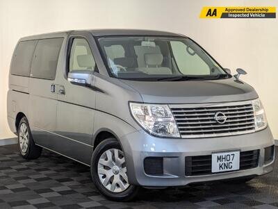 2007 NISSAN ELGRAND 2.5 KITCHEN CAMPER CONVERSION WITH GAS REAR HOB REVERSE CAM