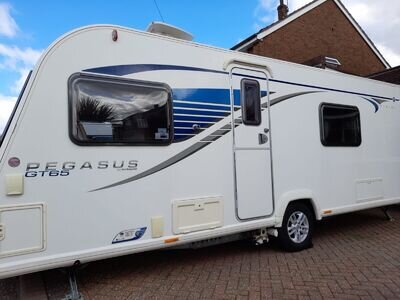 Bailey Pegasus GT65 December 2014 4 Berth 2 fixed single & double pull out bed