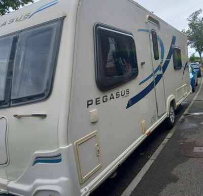 SOLD used bailey 4 berth fixed bed caravan