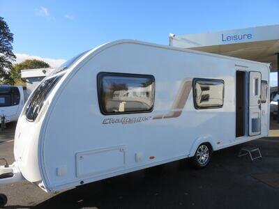 2012 SWIFT CHALLENGER HI-STYLE 585 , 6 BERTH TOURING CARAVAN, FIXED BUNK BEDS..