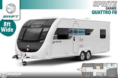 Swift Sprite Grande Quattro FB, NEW 2023 Touring Caravan