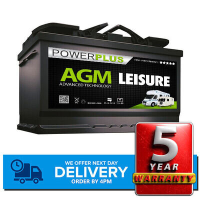AGM LP100 100ah 12 volt Leisure Battery Low Height SPECIAL OFFER PRICE