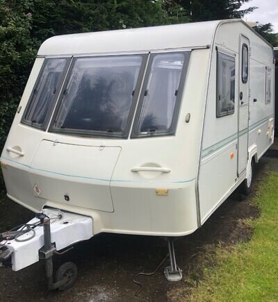 5 berth touring very lightweight caravan with full awning