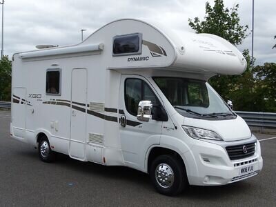 2016 FIAT 2.3 DIESEL RIMOR XGO DYNAMIC MOTORHOME 6 BERTH 3500kg L/H/D 9K MILES