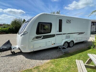 SOLD - Stunning Bessacarr By Design Cameo 645 Twin Axle Caravan