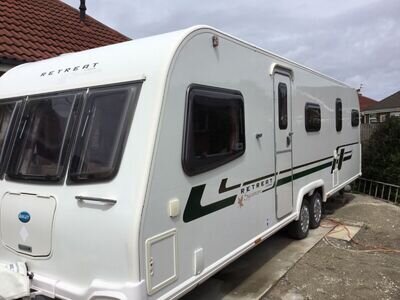 2014 bailey retreat sycamore fixed bed end bedroom 6 berth caravan immaculate