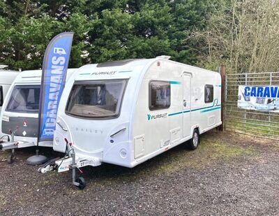 ✅2017 BAILEY PURSUIT 550 4 BERTH CARAVAN - FIXED SINGLE BEDS - PX WELCOME✅