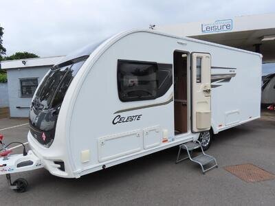 2017 SWIFT CELESTE SE 580 4 BERTH CARAVAN WITH TRANSVERSE ISLAND BED ...NOW SOLD