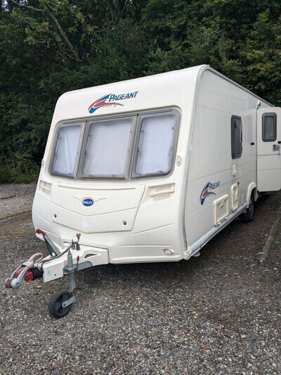 USED TOURING CARAVAN 2007 4 BERTH FIXED BED BALIEY PAGEANT 6 VENDEE