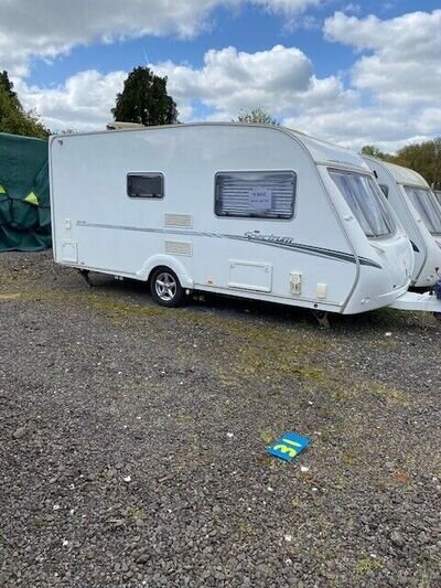 2 berth touring caravan with motor mover